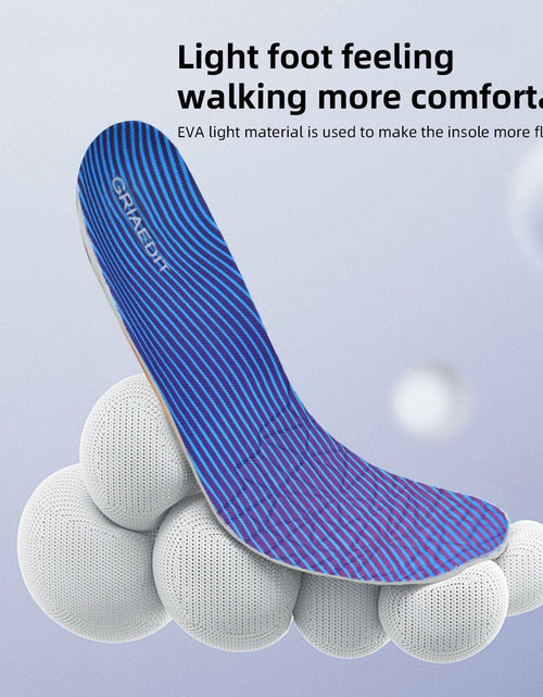 Load image into Gallery viewer, GRIAEDIT Orthotic Insoles Shock Absorbing Pain Relief for Shoes Size M12/W14
