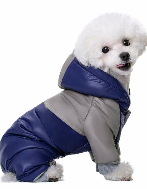 Load image into Gallery viewer, Miaododo Winter Dog Coat Hooded Cotton-Padded Pink Size XXL
