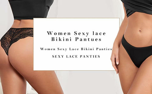 Load image into Gallery viewer, Fem&amp;Fata Sexy Lace Hipster Bikini Underwear Black&amp;White Size M
