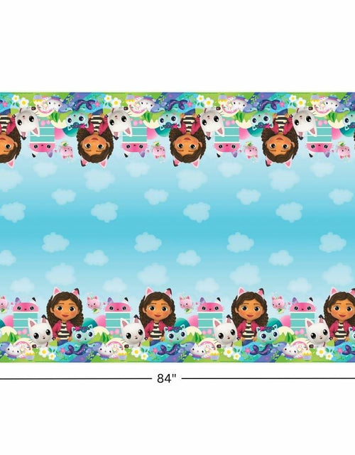 Load image into Gallery viewer, Unique Gabby's Dollhouse Plastic Table Cover 54x84 Inch Party Decor

