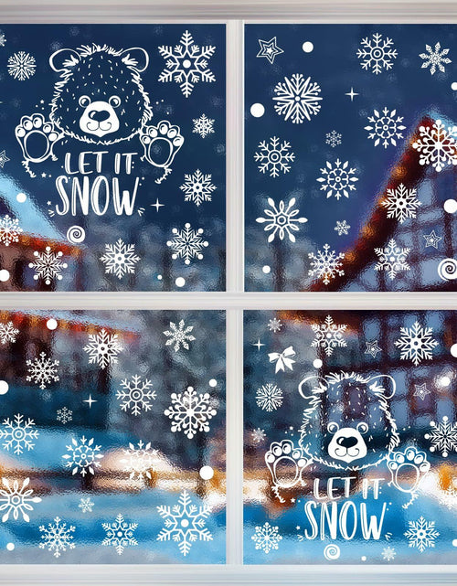 Load image into Gallery viewer, AivaToba 203 Pcs Christmas Window Clings, Double Side Window Clings
