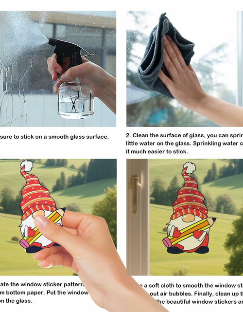 Load image into Gallery viewer, Kentucky Derby Party Decorations Rose Trophy Telescope Stickers 9 Sheets
