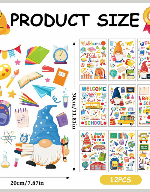 Load image into Gallery viewer, Kentucky Derby Party Decorations Rose Trophy Telescope Stickers 9 Sheets
