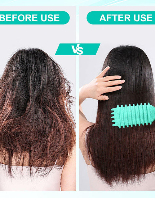 Load image into Gallery viewer, [Like New] Candy Brush Curly Hair Defining Boar Bristle Brush Green
