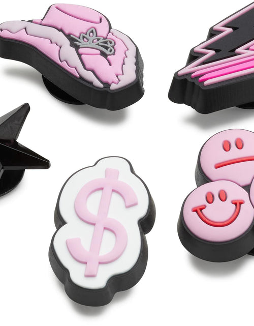 Load image into Gallery viewer, Crocs Jibbitz 5-Pack Trendy Shoe Charms Spacey Girl One Size
