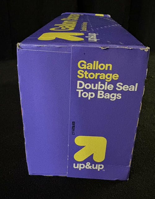 Load image into Gallery viewer, [Like New] Up&amp;Up Double Seal Gallon Zip Seal Bags Clear 75 Count BPA Free
