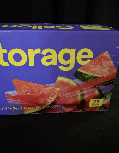 Load image into Gallery viewer, [Like New] Up&amp;Up Double Seal Gallon Zip Seal Bags Clear 75 Count BPA Free
