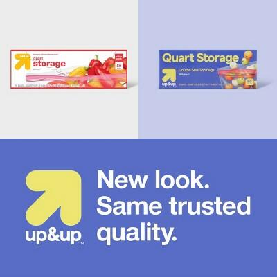 Load image into Gallery viewer, Up &amp; Up Quart Storage Bags 7x7.4 Clear BPA-Free 50 Count
