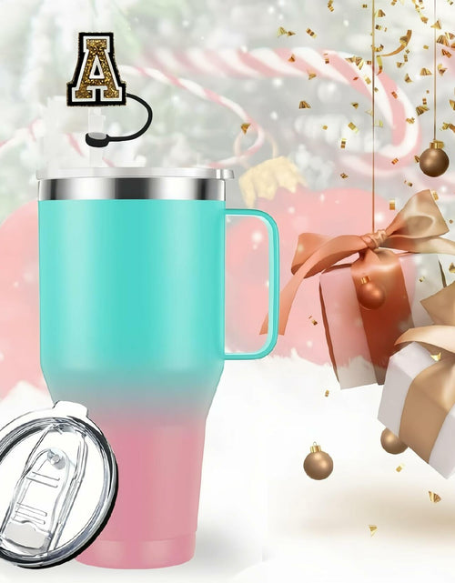 Load image into Gallery viewer, [Like New] IN Chenthy 3PCS 10mm Letter Straw Cover Cap Initial Charms for Stanley 30&amp;40 Oz
