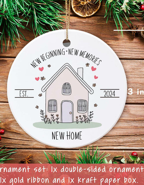 Load image into Gallery viewer, New Home Ornament 2024 First Christmas Housewarming Gift for Couples
