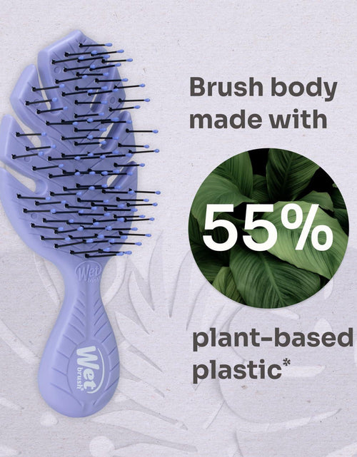 Load image into Gallery viewer, [Like New] Wet Brush Go Green Mini Detangler Hair Brush Purple Travel Size
