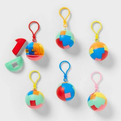 Load image into Gallery viewer, Spritz 6ct Puzzle Balls Multi-Colored Polypropylene Ages 3+
