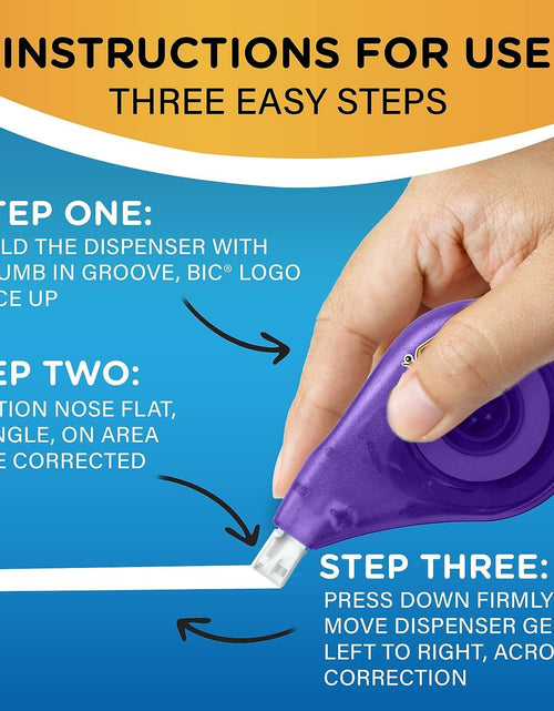 Load image into Gallery viewer, Bic Wite-Out Brand Correction Tape White 39.3 Feet 2-Count
