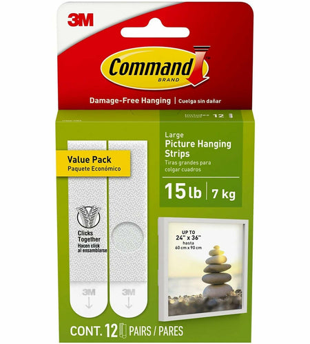 Command Photo Hangers Gallery Wall Pack White Holds 6 Frames