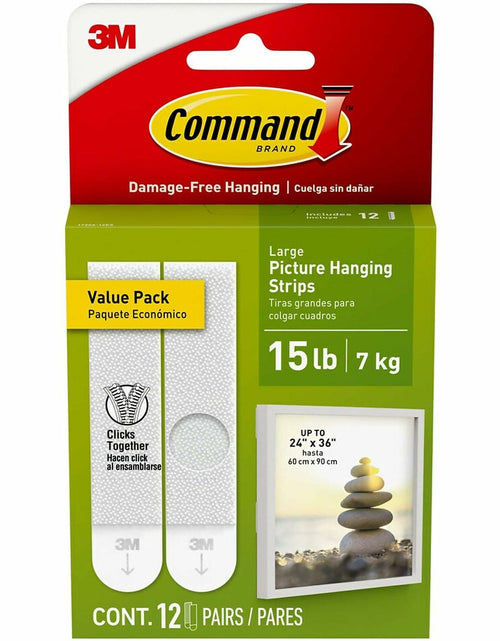 Load image into Gallery viewer, Command Photo Hangers Gallery Wall Pack White Holds 6 Frames
