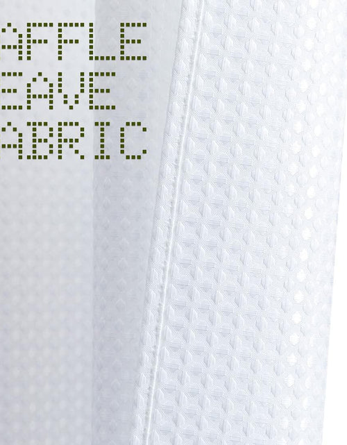 Load image into Gallery viewer, jinchan White Waffle Weave Curtains 2 Panels 90" Grommet Living Room
