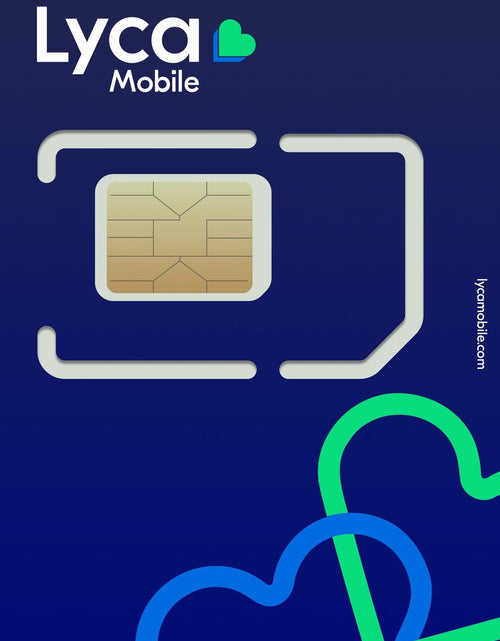 Load image into Gallery viewer, Lyca Mobile USA 5G/4G SIM Starter Kit Free Trial 300 Min/Text/MB 7 Days
