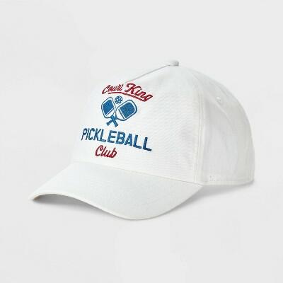 Load image into Gallery viewer, [Like New] Men's Court King Pickleball Baseball Hat - Goodfellow &amp; Co™ White
