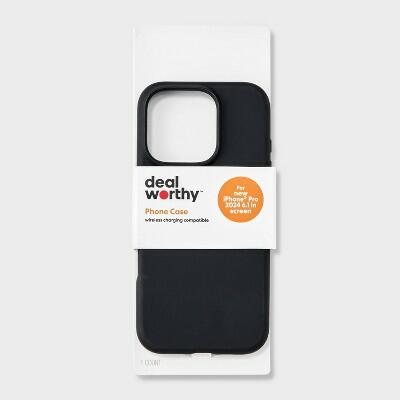 Load image into Gallery viewer, dealworthy iPhone 16 Pro Case Black Wireless Charging Compatible
