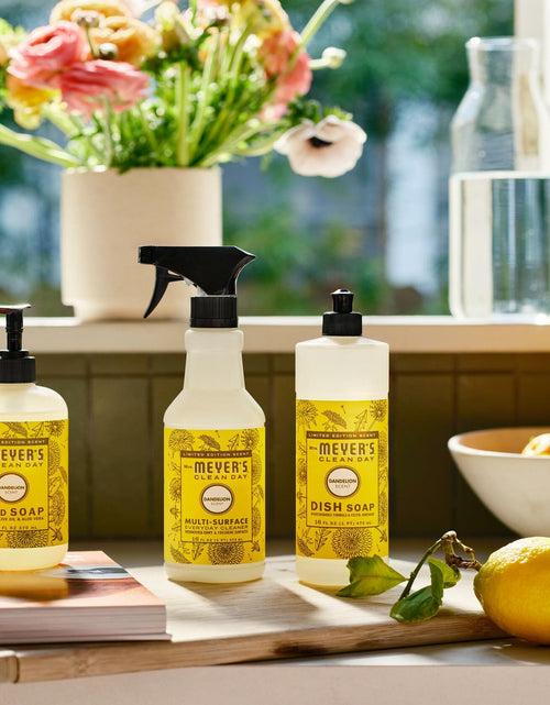 Load image into Gallery viewer, Mrs. MEYER'S CLEAN DAY Liquid Dish Soap Dandelion Scent 16oz Bottle
