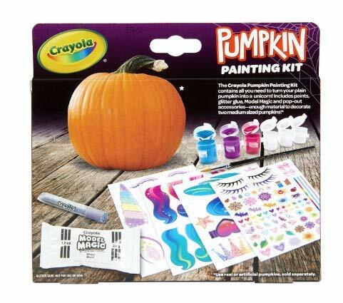 Load image into Gallery viewer, [Like New] Crayola Pumpkin Painting Kit Paint Sticks Glitter Glue Halloween Craft
