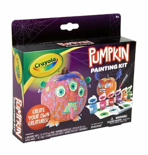 Load image into Gallery viewer, [Like New] Crayola Pumpkin Painting Kit Paint Sticks Glitter Glue Halloween Craft
