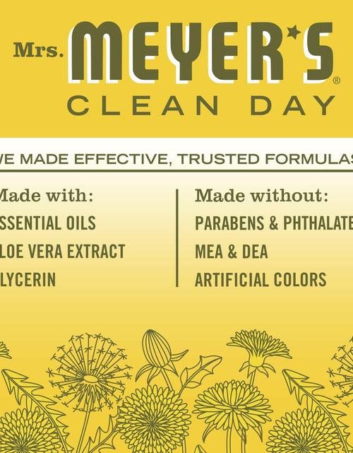 Load image into Gallery viewer, Mrs. MEYER'S CLEAN DAY Liquid Dish Soap Dandelion Scent 16oz Bottle
