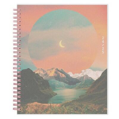 Load image into Gallery viewer, Blue Sky WAAV 7x9 Weekly Monthly Wirebound Planner Frosted Rebecca 2024-2025
