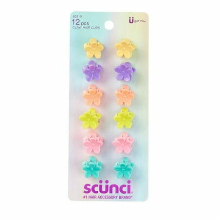 Load image into Gallery viewer, Scunci Super Star Claw Clips 12 Pieces Hair Accessories
