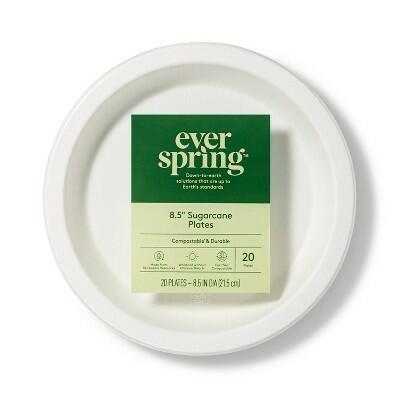 Load image into Gallery viewer, Everspring Disposable Plates 8.5" White 20ct
