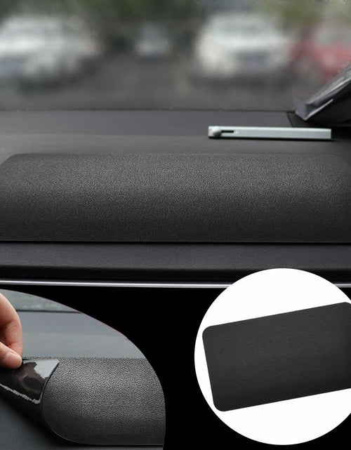 Load image into Gallery viewer, Tobenbone Car Dashboard Anti-Slip Rubber Mat 10.6x5.9 Black Grid
