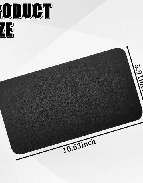 Load image into Gallery viewer, Tobenbone Car Dashboard Anti-Slip Rubber Mat 10.6x5.9 Black Grid
