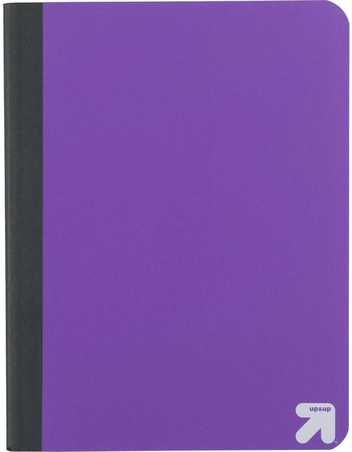 Load image into Gallery viewer, Target Up &amp; Up Wide Ruled Composition Notebook Purple 70 Sheets
