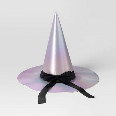 Load image into Gallery viewer, Hyde and EEK! Boutique 12" Witch Hat Tabletop Halloween Lavender Iridescent
