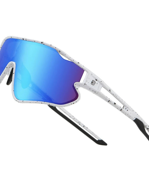 Load image into Gallery viewer, DUCO Kids Sunglasses Youth Baseball UV400 TR90 Frame Sports Shades White Black
