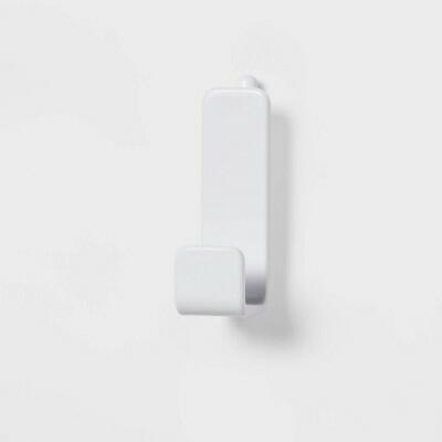 Load image into Gallery viewer, Brightroom Pegboard Single Hooks Adjustable Storage White Set of 2 Plastic
