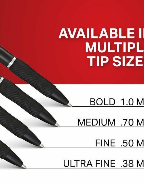 Load image into Gallery viewer, Sharpie S-Gel Pens Medium Point 0.7mm Black Ink 4 Count
