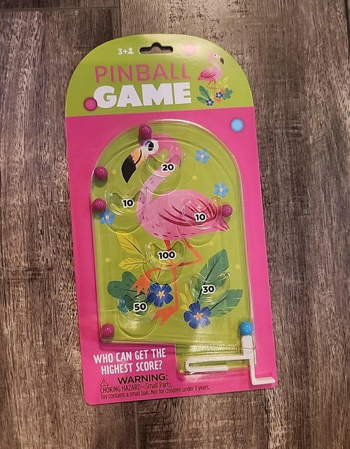 Load image into Gallery viewer, Crocodile Creek Pinball Travel Game Classic Skill Game Flamingo Ages 3+
