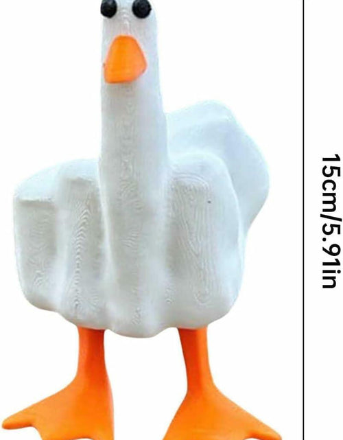 Load image into Gallery viewer, Hoxxu Funny Duck Figurine Resin Desk Garden Ornament Decorative Gift
