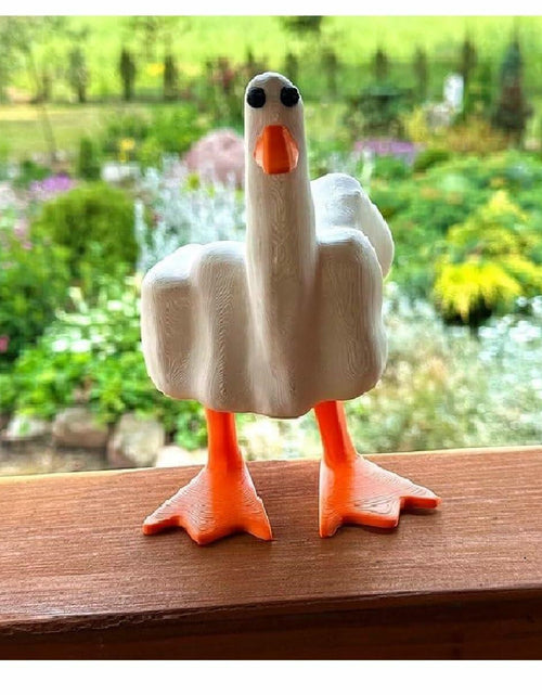 Load image into Gallery viewer, Hoxxu Funny Duck Figurine Resin Desk Garden Ornament Decorative Gift
