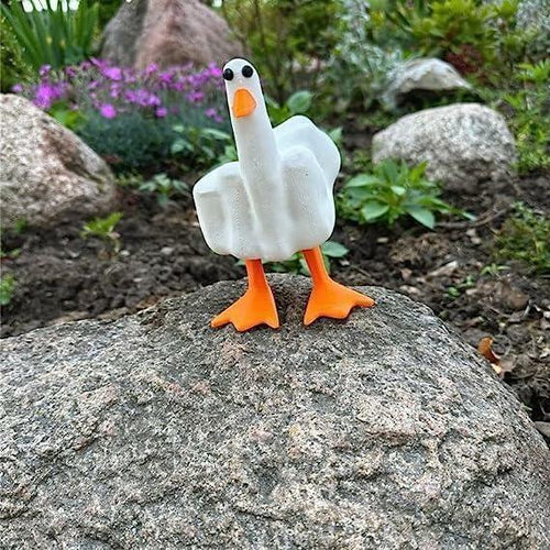 Load image into Gallery viewer, Hoxxu Funny Duck Figurine Resin Desk Garden Ornament Decorative Gift
