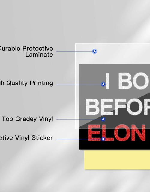 Load image into Gallery viewer, Funny Car Bumper Sticker 7.5x3 in Black 2 Pack – Humor Auto Decal Set
