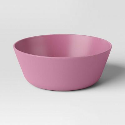 Load image into Gallery viewer, Room Essentials™ Pale Raspberry Pink Cereal Bowl 1020ml Plastic
