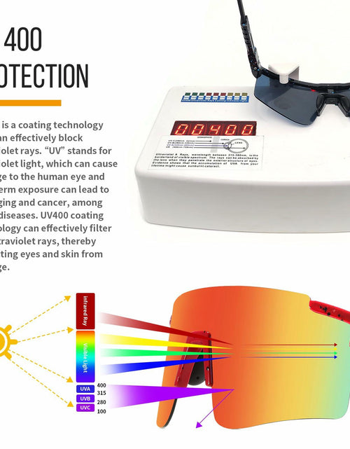 Load image into Gallery viewer, NICBOOY Sports Fan Oversized Sunglasses UV400 Adjustable Temple Unisex
