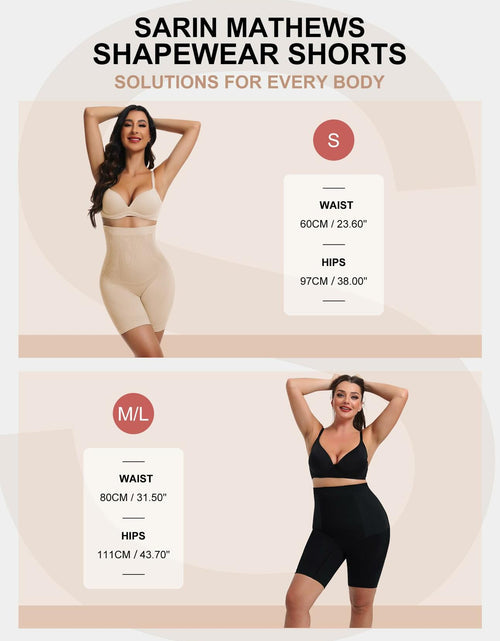 Load image into Gallery viewer, Sarin Mathews Women’s Tummy Control Shapewear Shorts High Waisted Body Shaper
