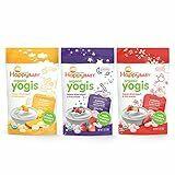 Load image into Gallery viewer, Happy Baby Organic Yogis Variety Pack MixedBerry Strawberry Banana Mango 3ct 1oz
