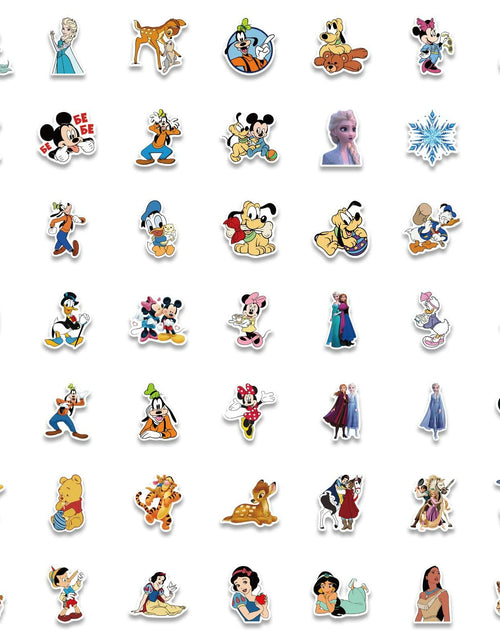 Load image into Gallery viewer, WDWLL 100 Cute Cartoon Vinyl Stickers for Laptop Skateboard Water Bottles
