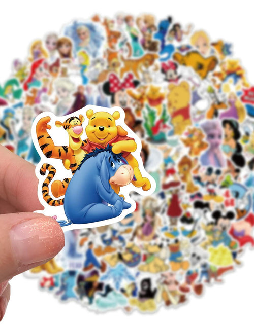 Load image into Gallery viewer, WDWLL 100 Cute Cartoon Vinyl Stickers for Laptop Skateboard Water Bottles
