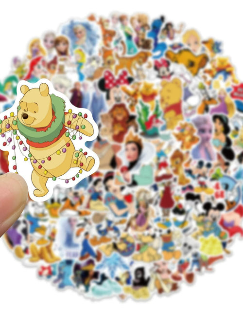 Load image into Gallery viewer, WDWLL 100 Cute Cartoon Vinyl Stickers for Laptop Skateboard Water Bottles
