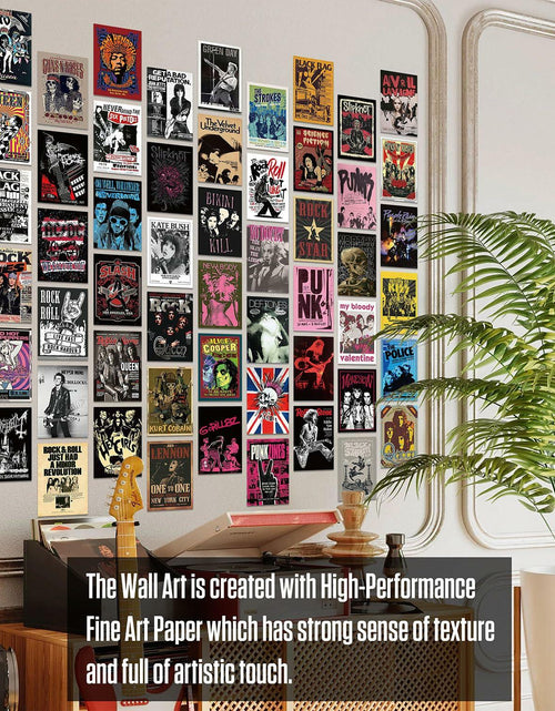 Load image into Gallery viewer, JZHLLOY Punk Hip Hop Rap Wall Collage Kit Retro Black Paper Posters

